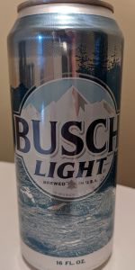 alcohol percentage in busch light