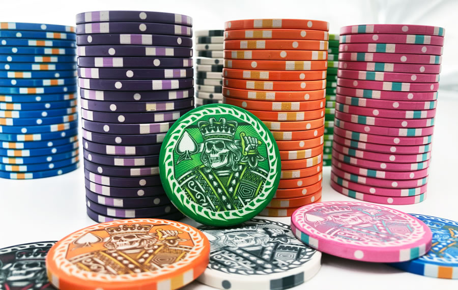 ceramic poker chips