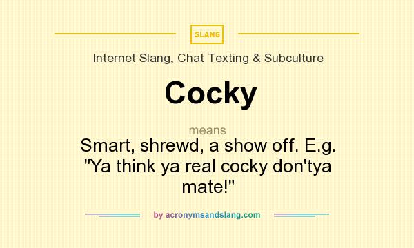 cocky definition