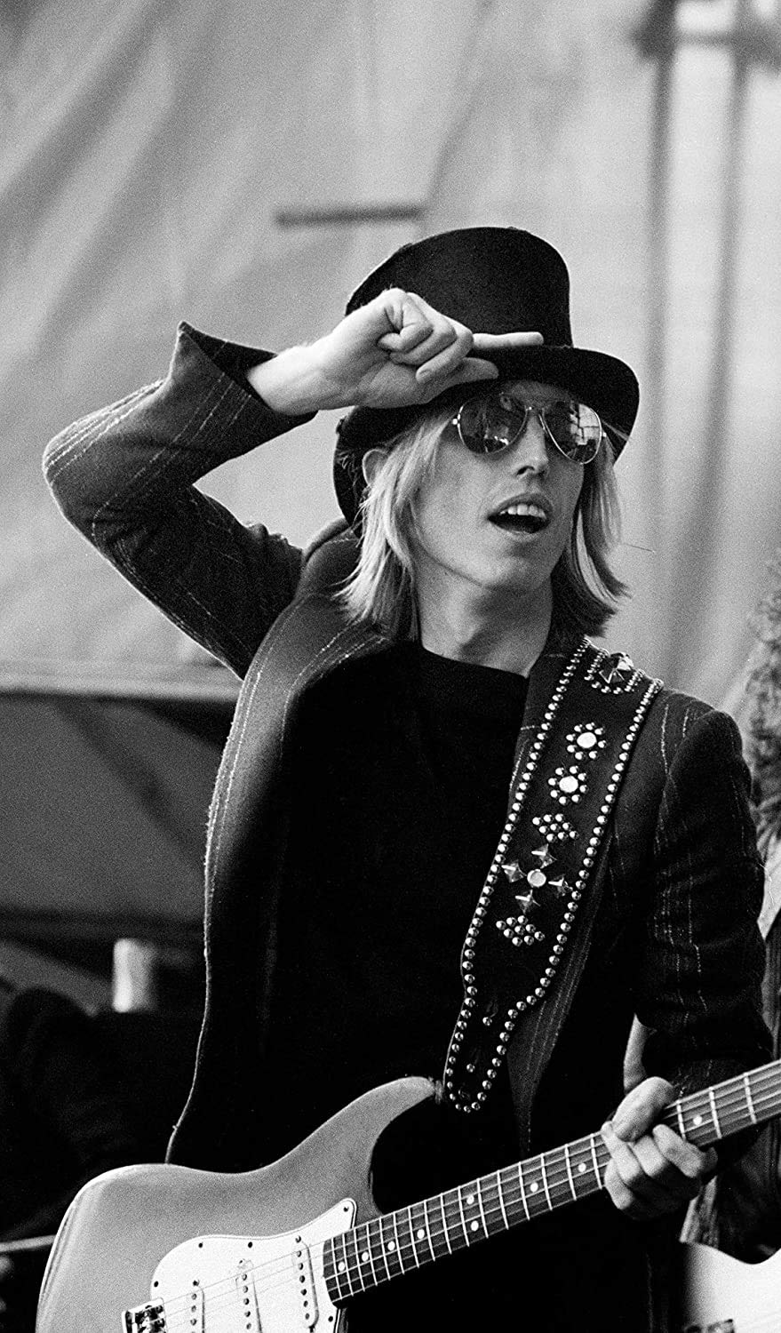 tom petty with top hat