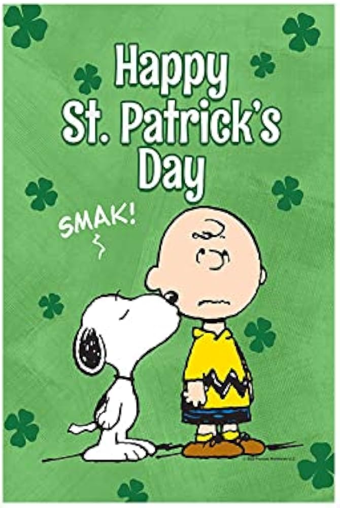 snoopy st patricks day