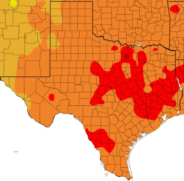 temperature in texas december