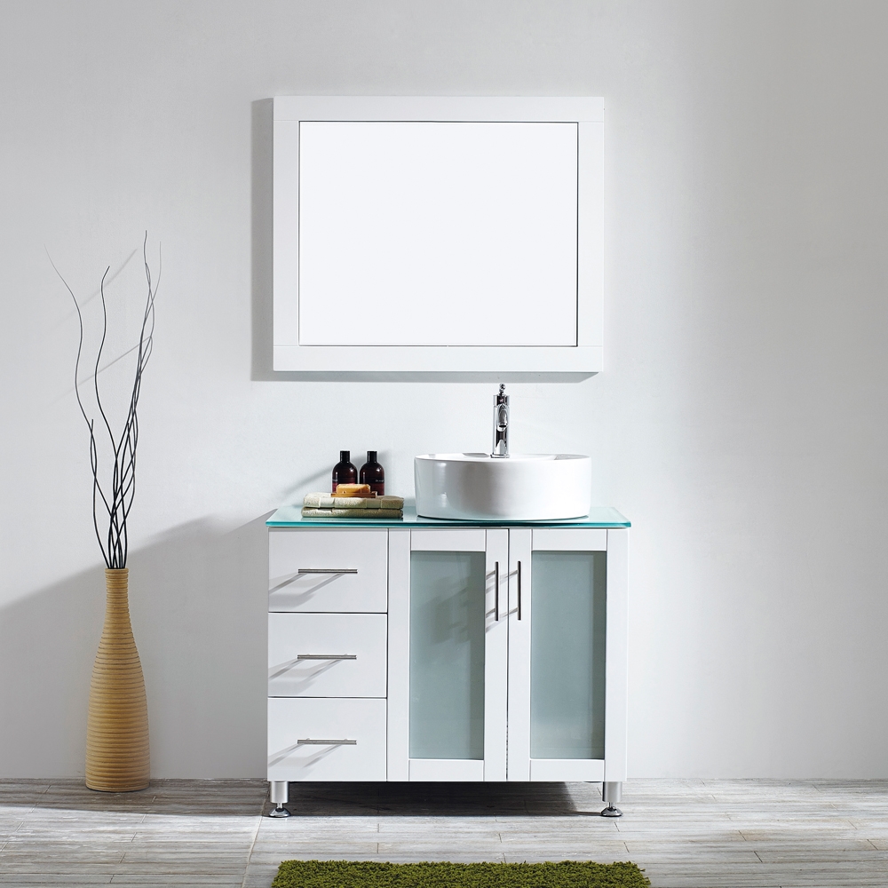 36 bathroom vanity with vessel sink