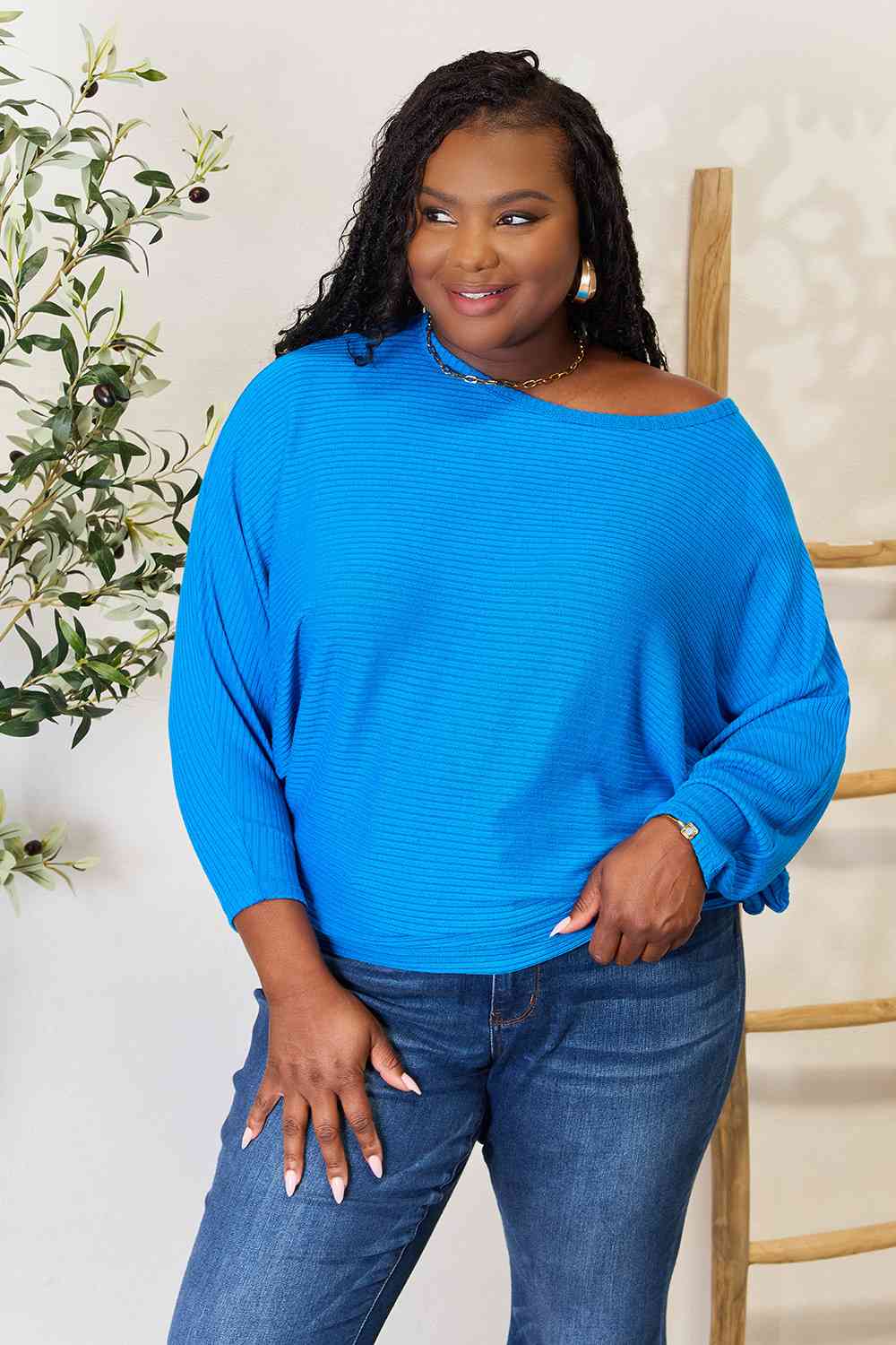 dolman sleeve tops plus size