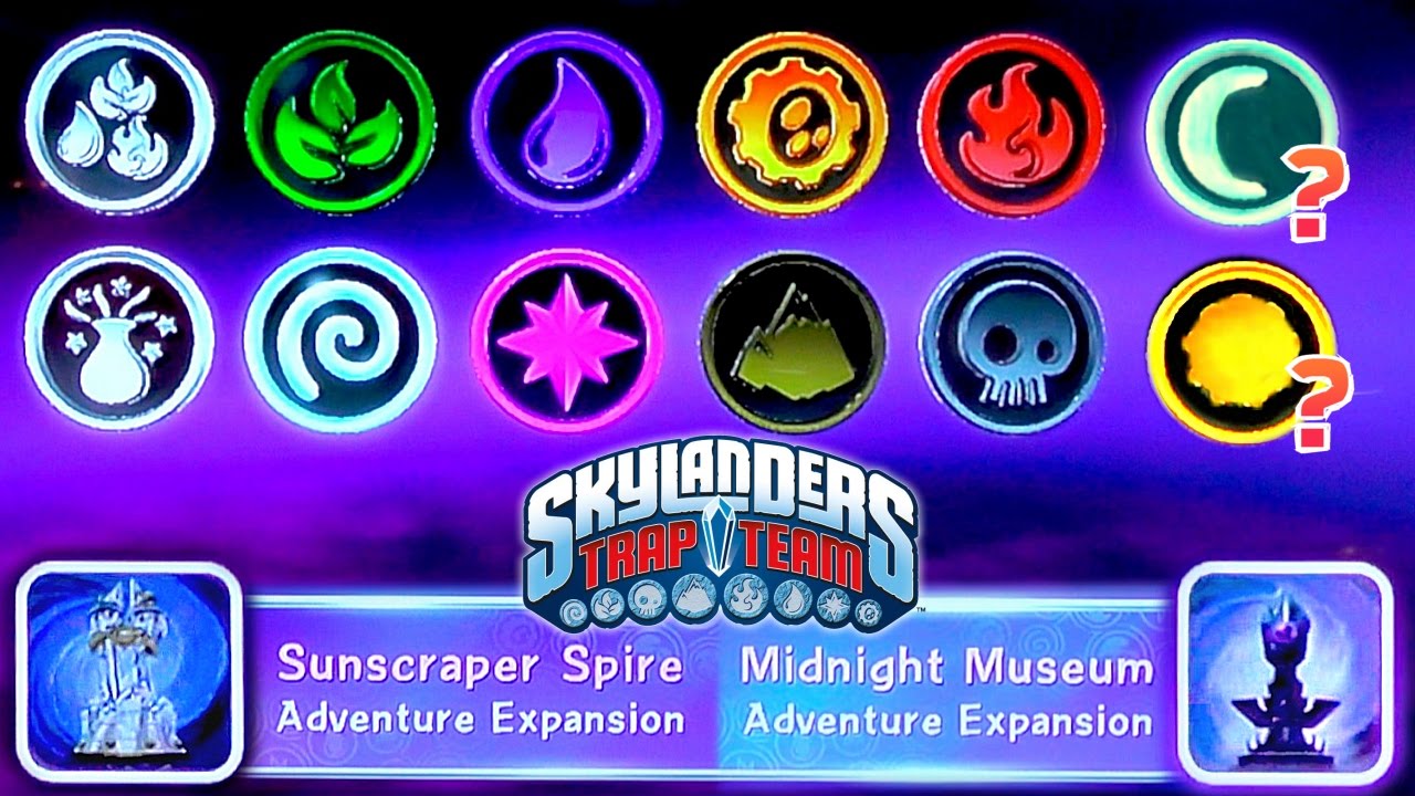 skylanders all elements