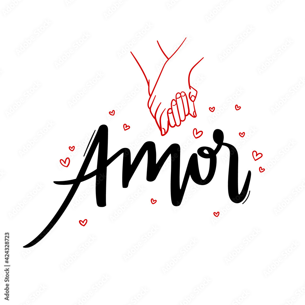 amor lettering