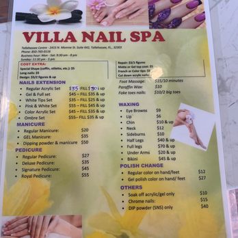 villa nails and spa photos