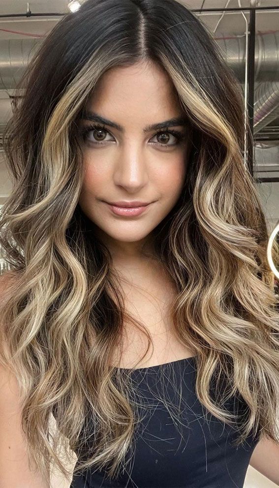 dark to blonde balayage