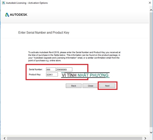 product key revit 2019