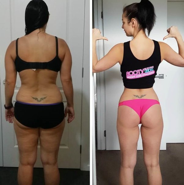 50 squats a day for 2 weeks before and after