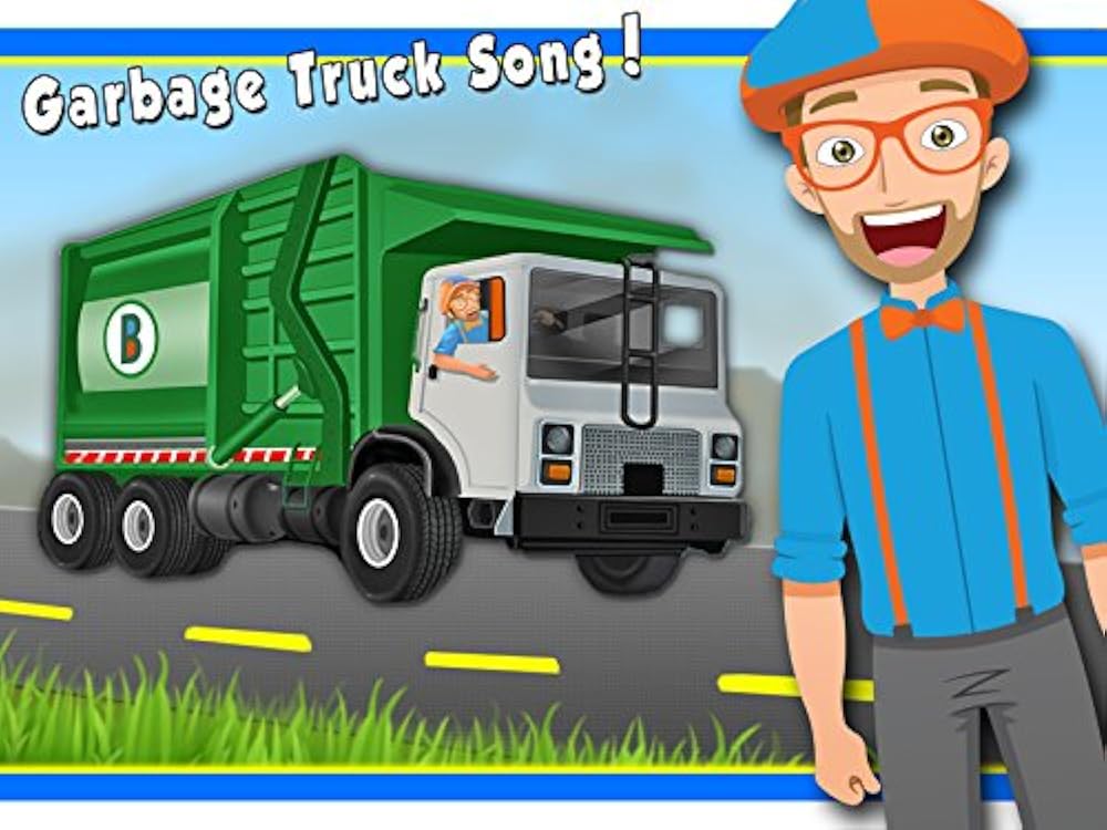 blippi the garbage truck song