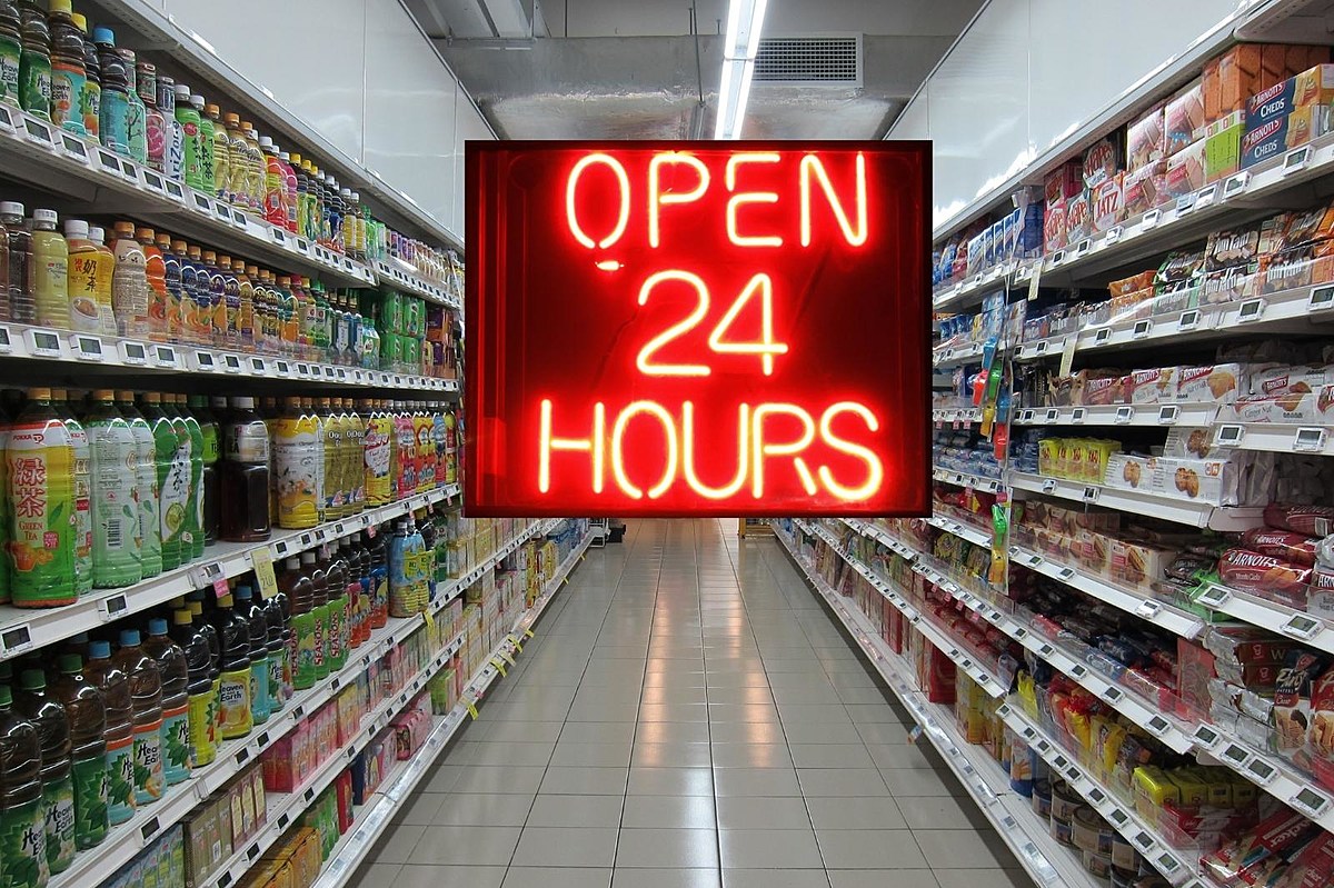 24 hour supermarket near me