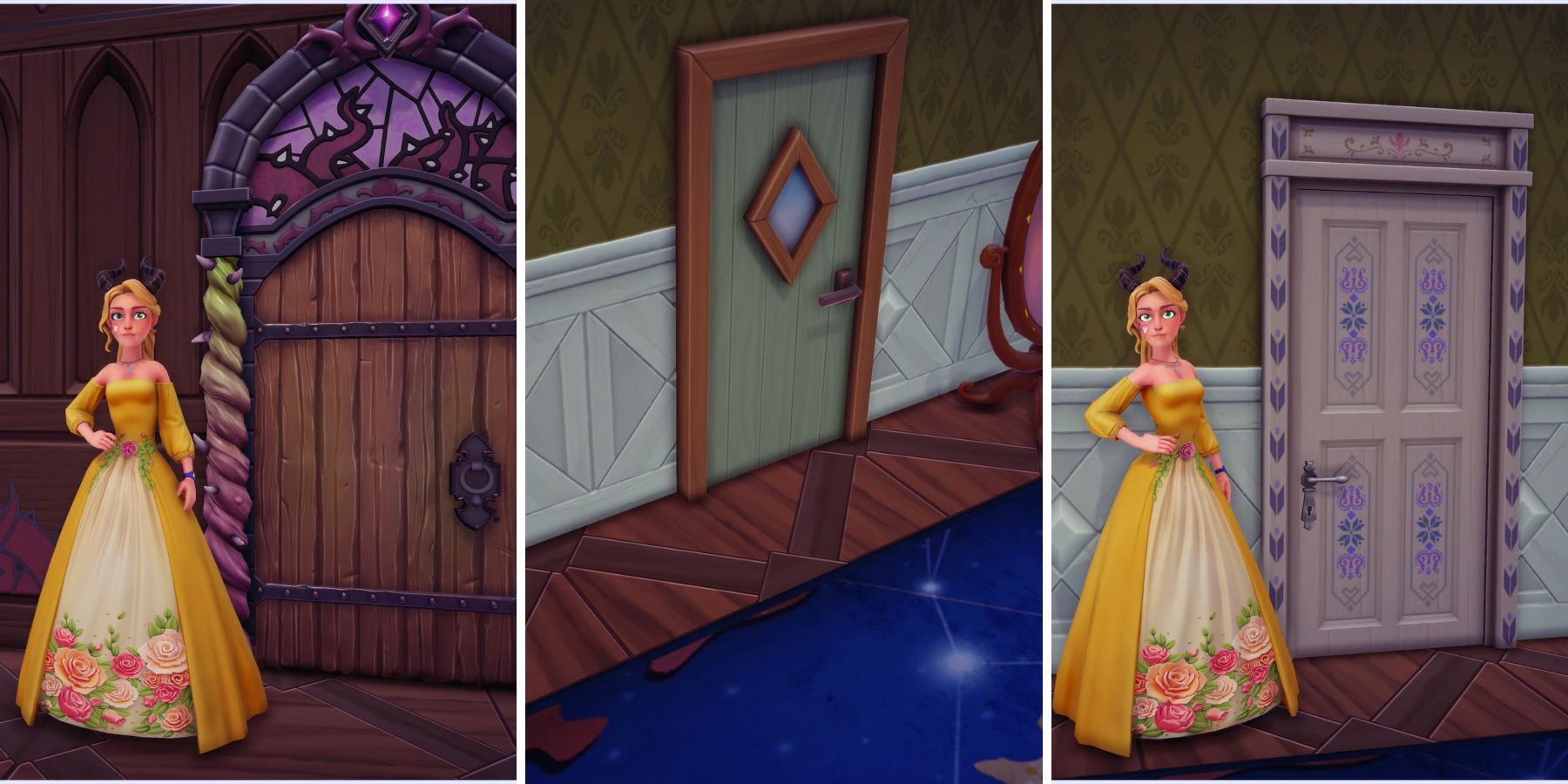 how to change doors in dreamlight valley