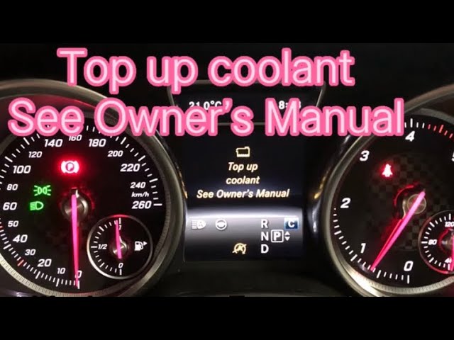 top up coolant mercedes benz