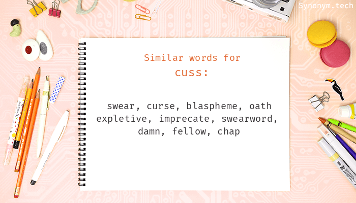 cuss synonym