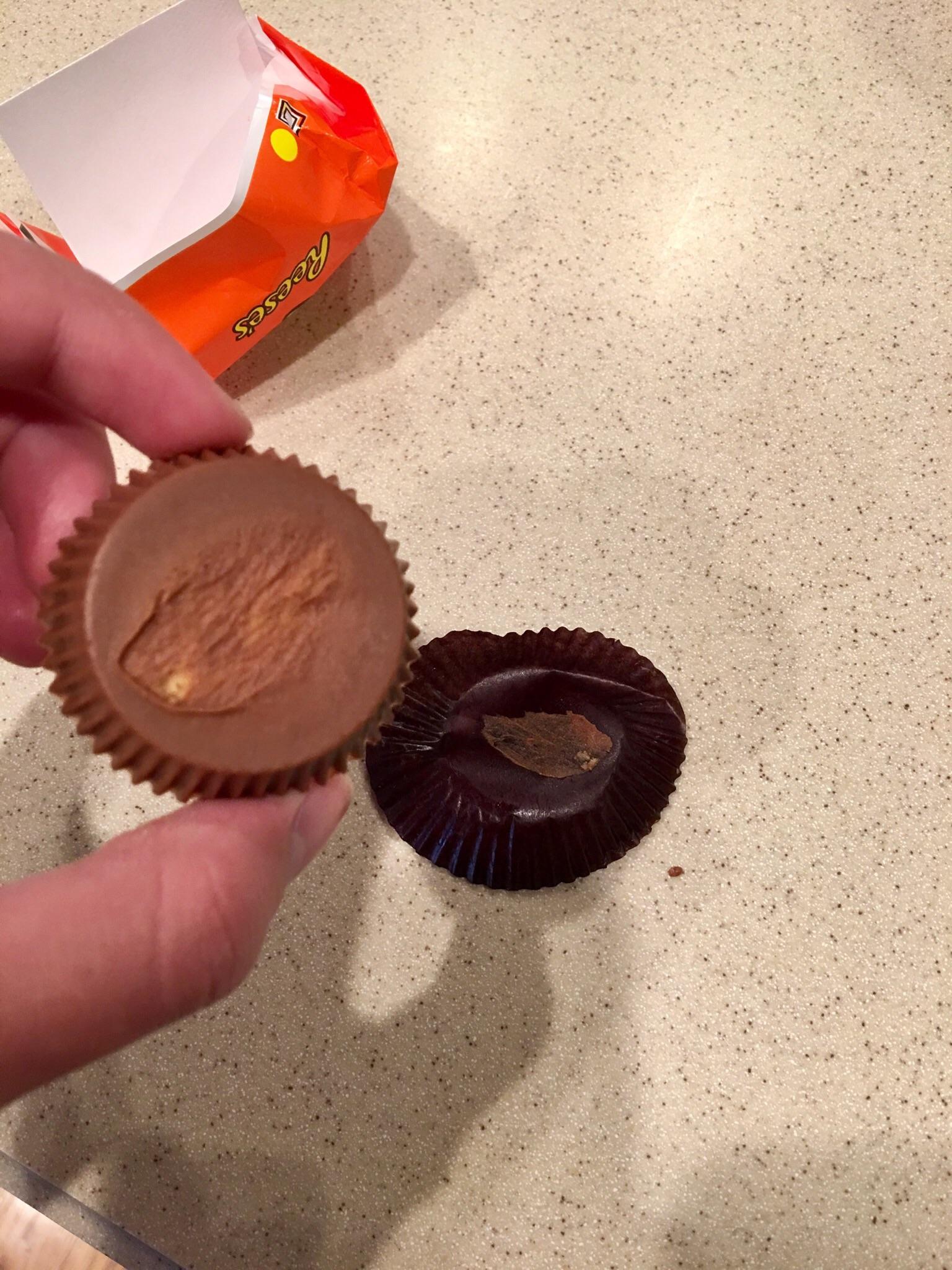 my dog ate a mini reeses peanut butter cup
