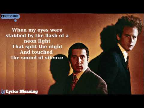 lyrics the sound of silence simon and garfunkel