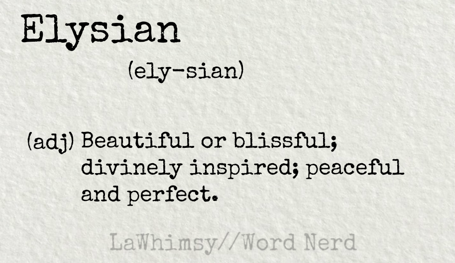 elysian meaning