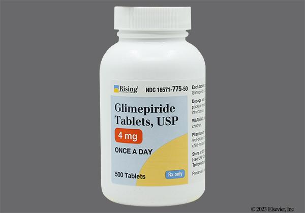 can i take glimepiride at night