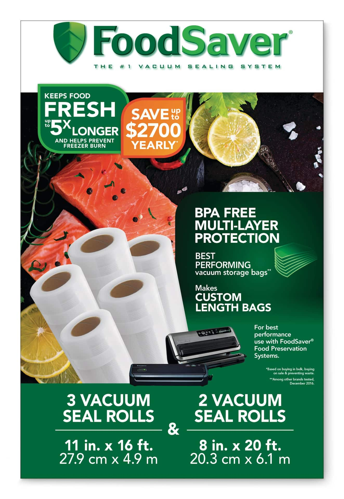 canadian tire foodsaver rolls