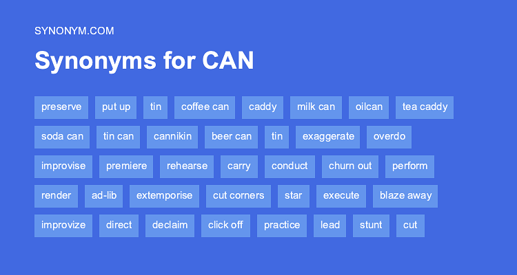 cannot synonyms