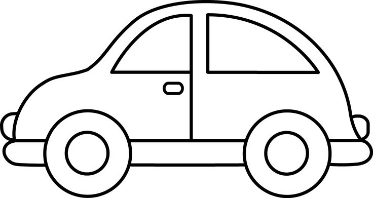 car clipart black and white