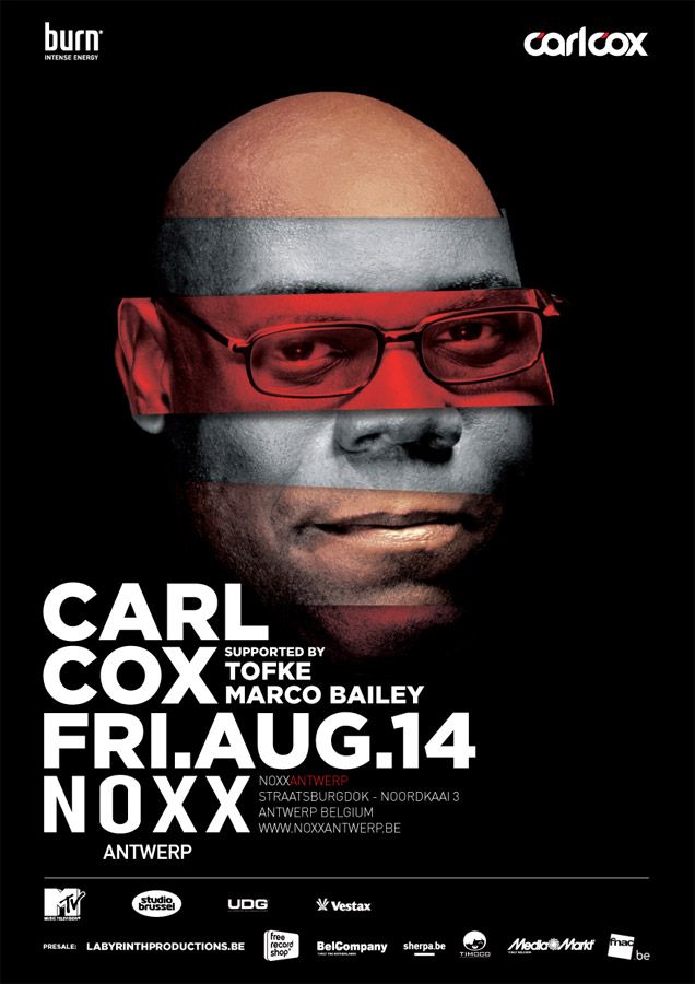 carl cox flyer