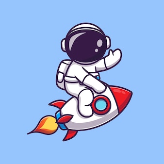 cartoon astronaut