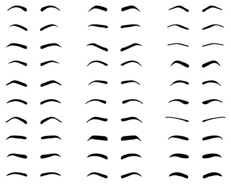 cartoon eyebrows