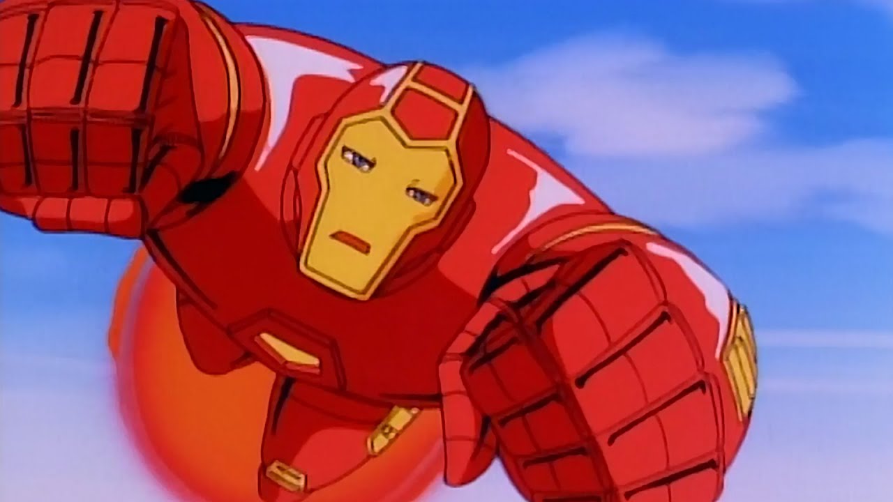 cartoon iron man movie