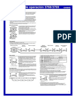 casio illuminator manual