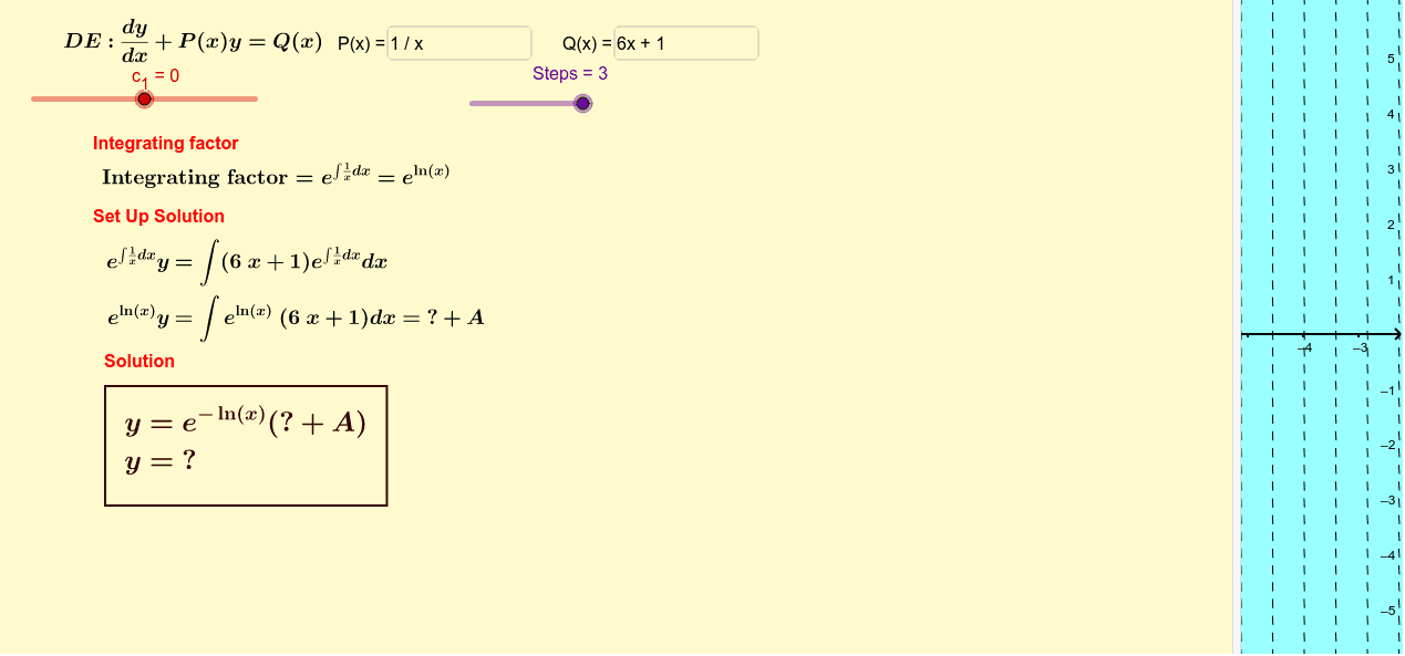 integrating factor calculator