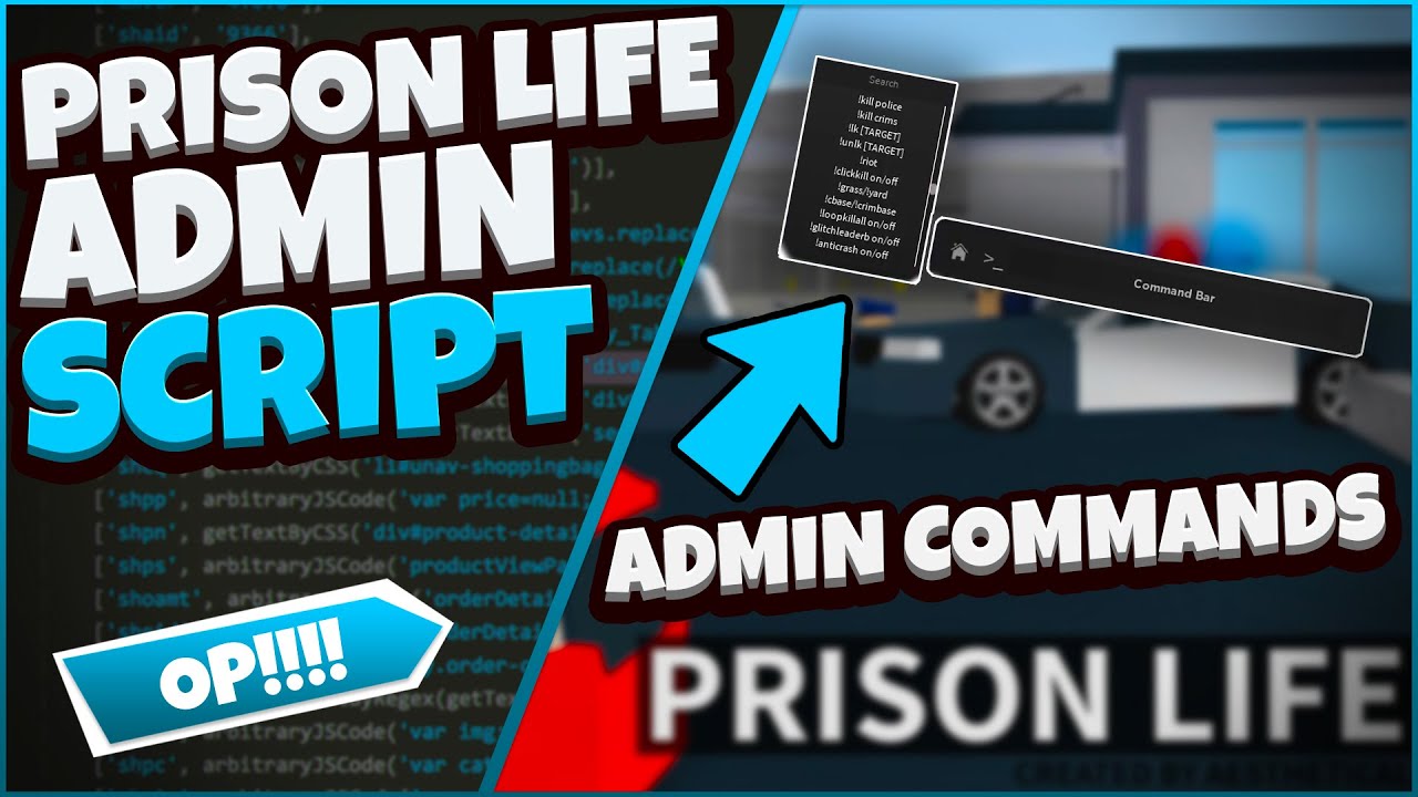 prison life admin script