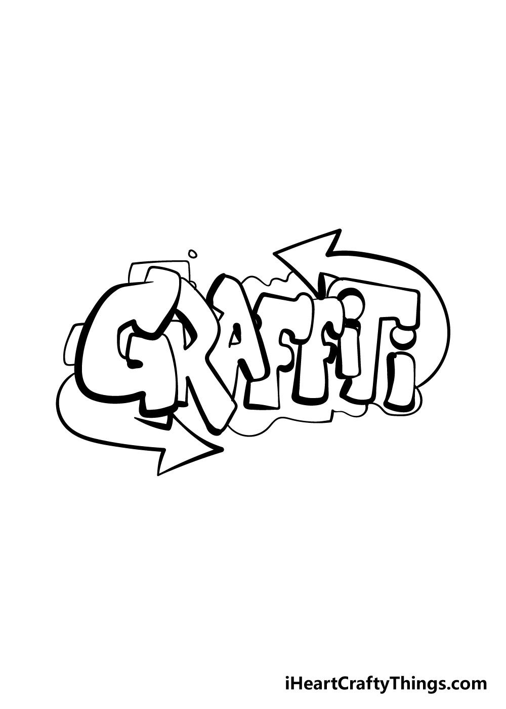 easy drawings of graffiti