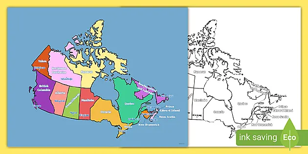 map of canada and capital cities