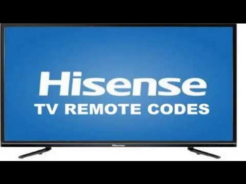 hisense tv remote codes 3 digit