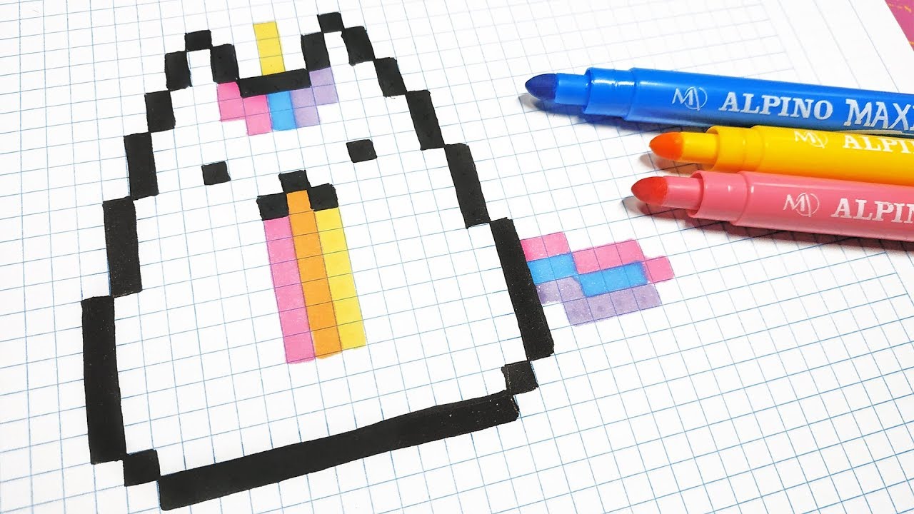 unicornio pixel art