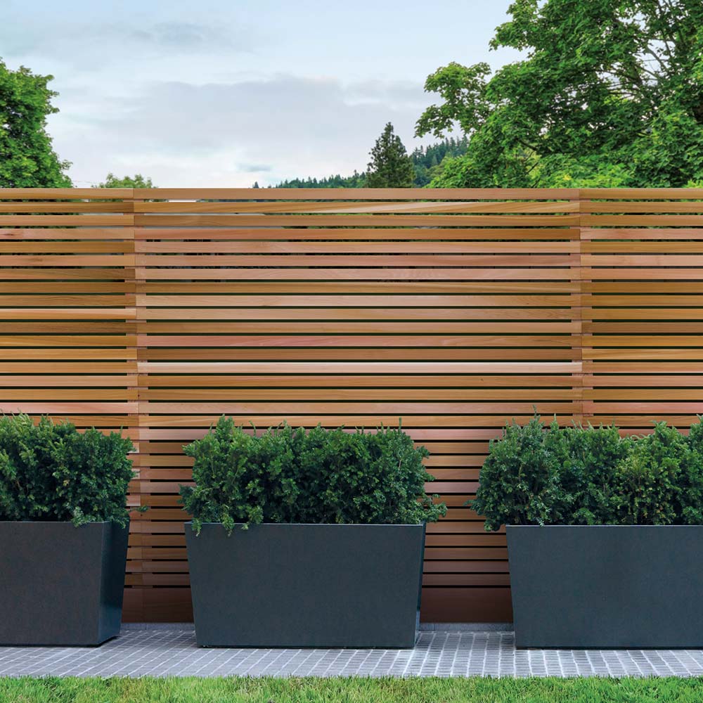 cedar fence slats