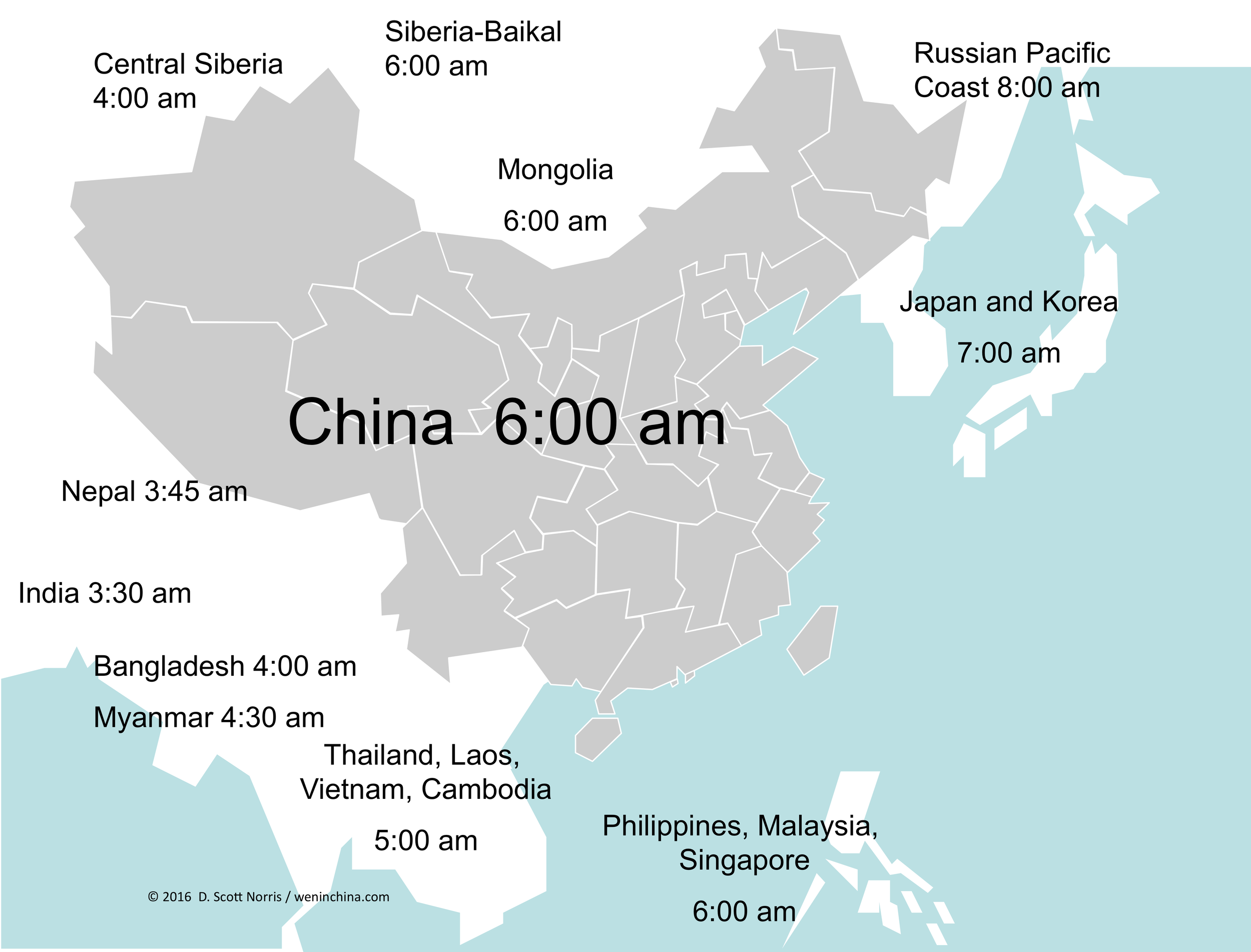 time zones in china