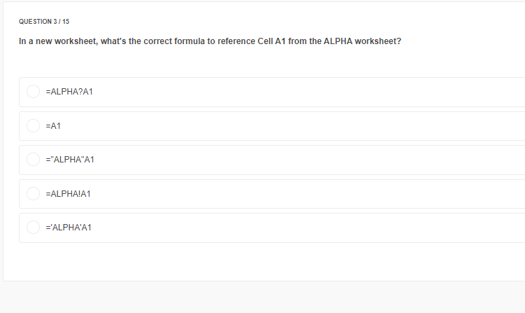 cell a1 alpha worksheet