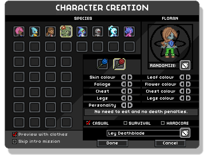 character making extender