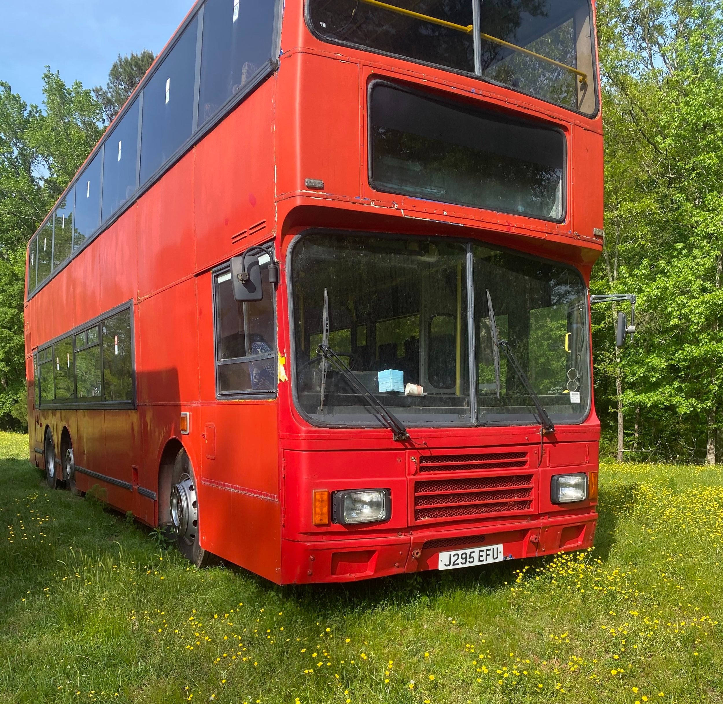 cheap double decker bus for sale