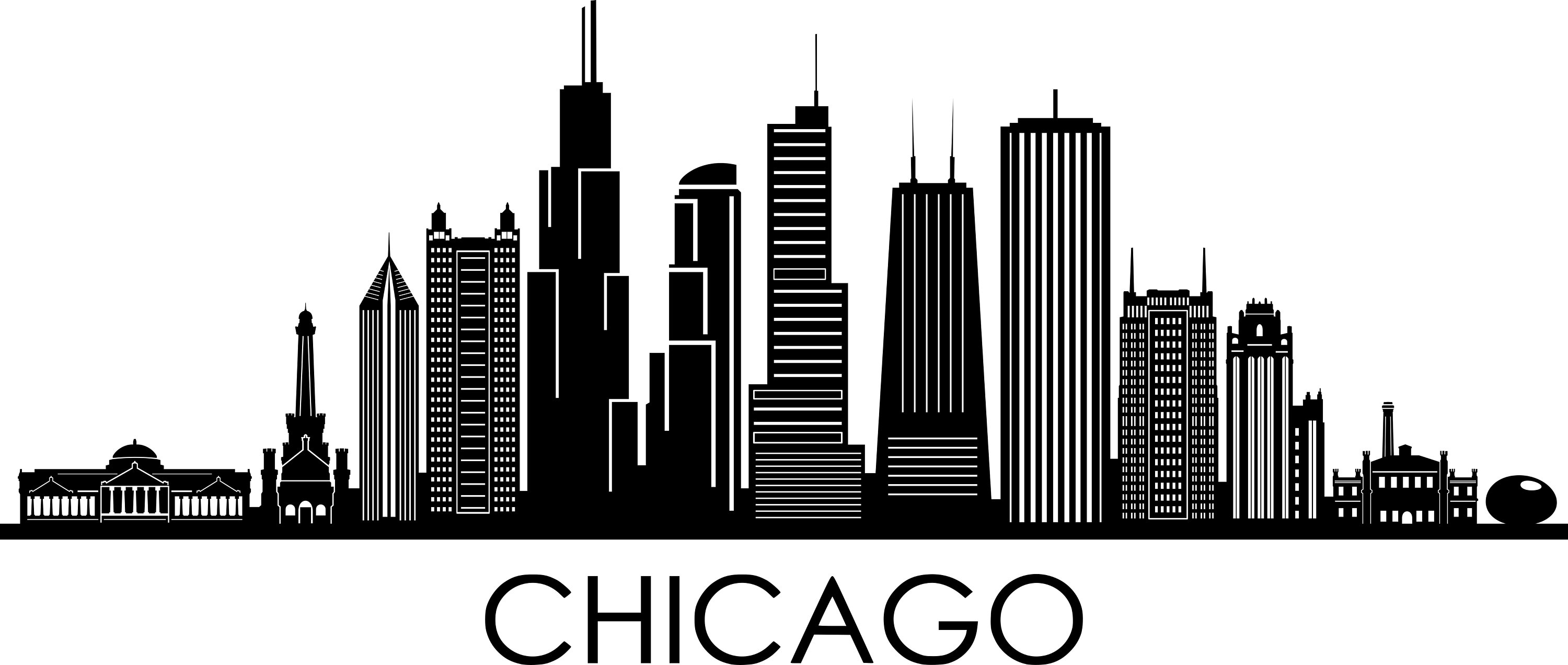 chicago skyline outline