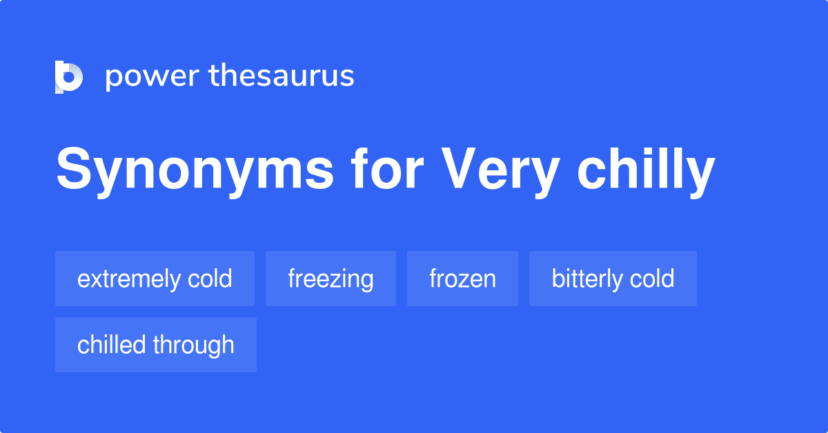 chilly thesaurus