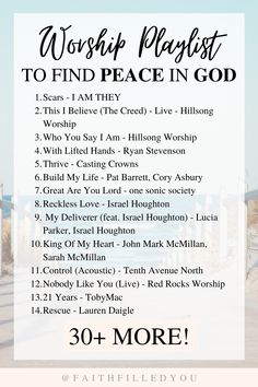christian songs list