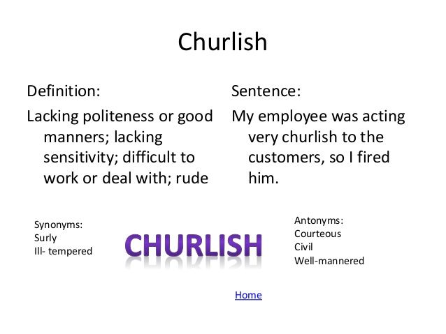 churl definition