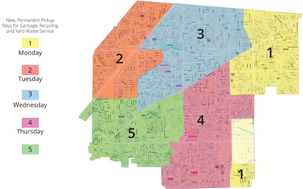 citrus heights garbage schedule