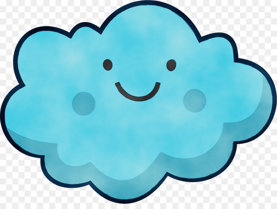 clip art blue clouds