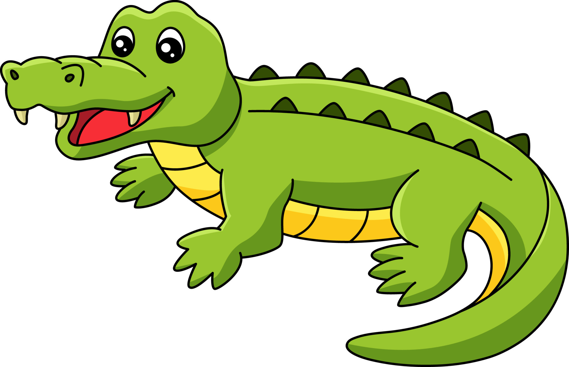 clipart image of alligator