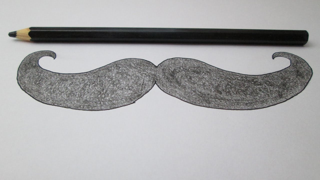 como dibujar un bigote